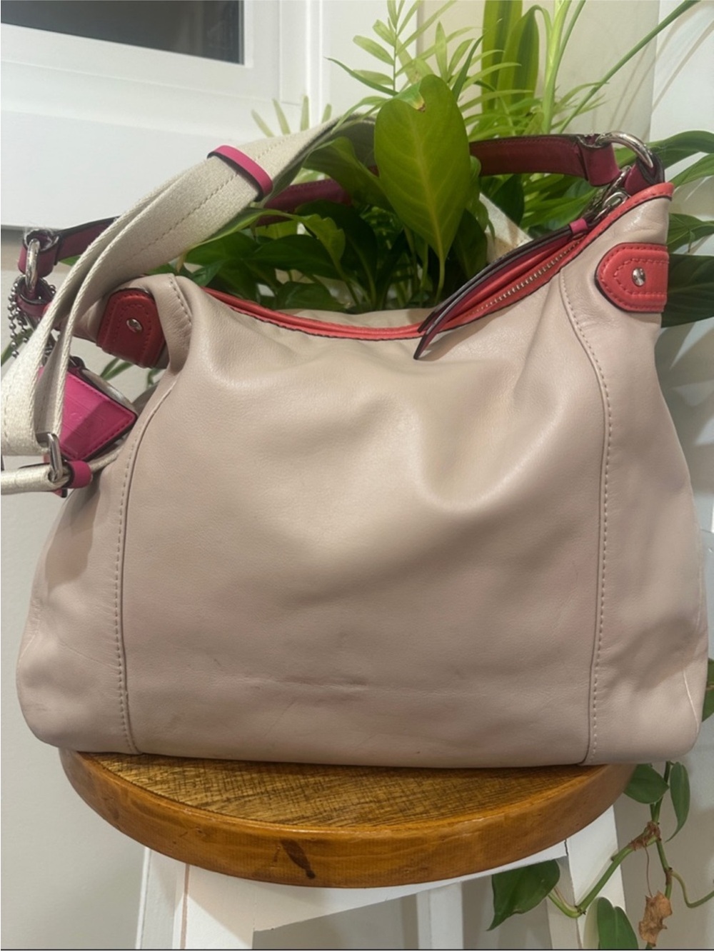 Coach Daisy Leather Hobo or Convertible Tote - Picture 4 of 9